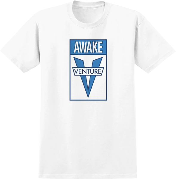 VENTURE AWAKE SS TSHIRT XLARGE WHITE LT BLUE DK.BLUE