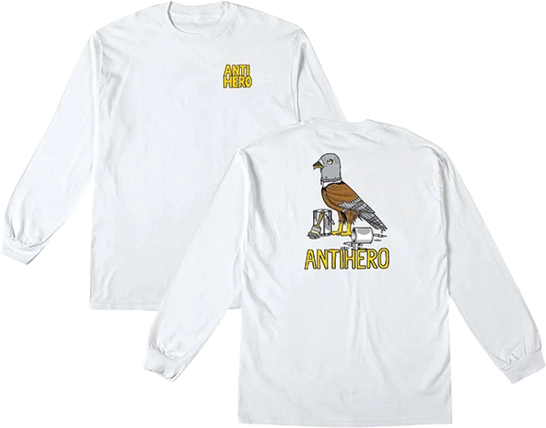 ANTI HERO BERES FIRST LONGSLEEVE LARGE WHITE MULTI