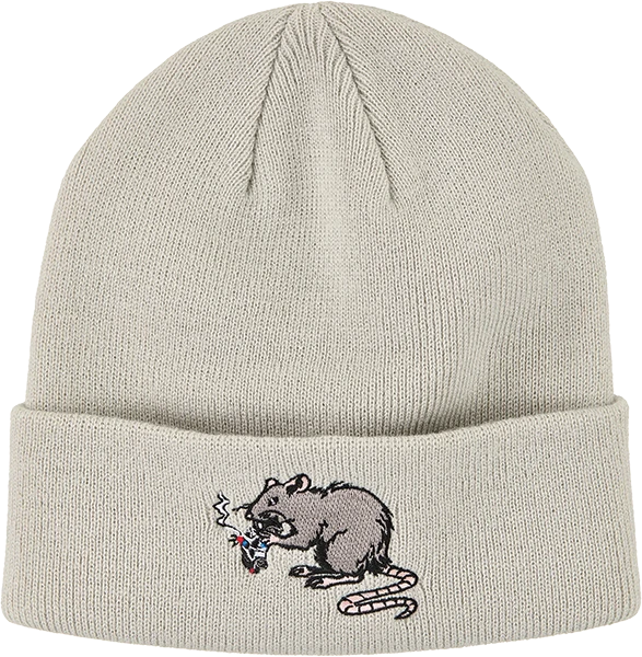 REAL STREET CLEANER CUFF BEANIE SILVER