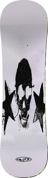 WKND MUMBLER SUMMER SNOWSKATE SKATEBOARD DECK-8.89 SD SILVER