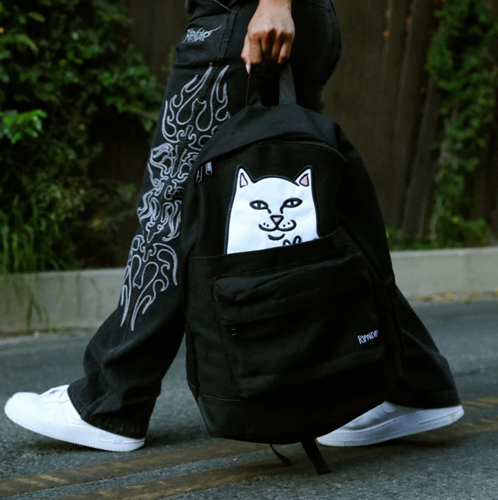RipnDip Lord Nermal Velcro Hands Backpack Black