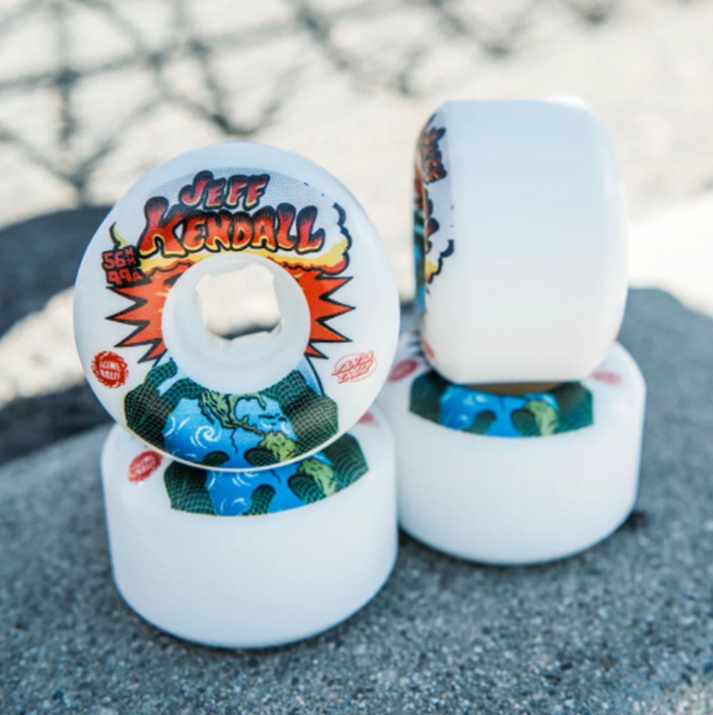 Slime Balls Kendall End Of The World Chubbies Wheels Set White 56/99a