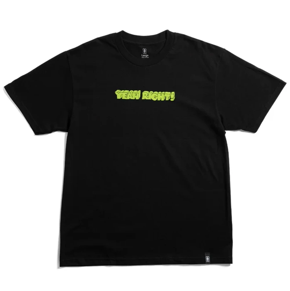 Girl Yeah Right SS Tshirt Black Large