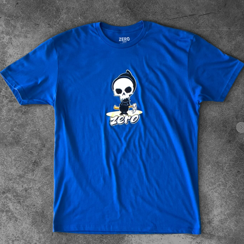 Zero Large lil Reaper SS Tshirt Blue Large