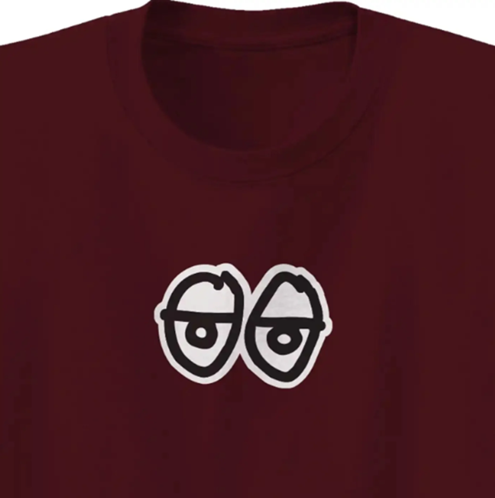 Krooked Eyes SS Tshirt Burgundy Large