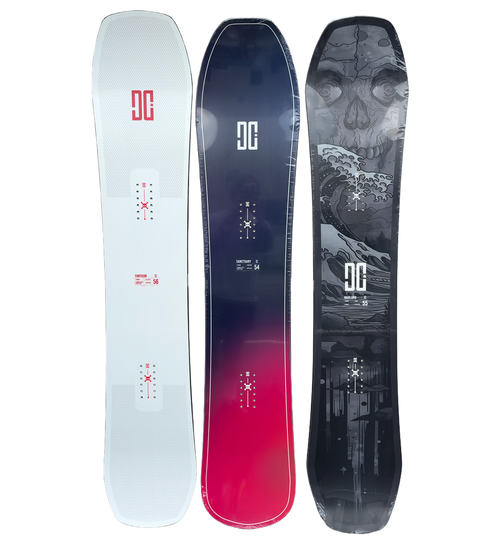 DC Warlord Snowboard Black Grey 155