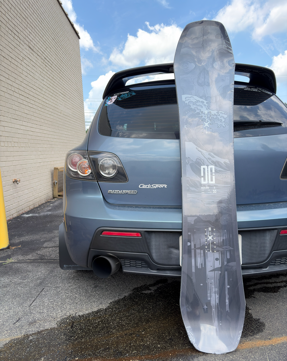 DC Warlord Snowboard Black Grey 155