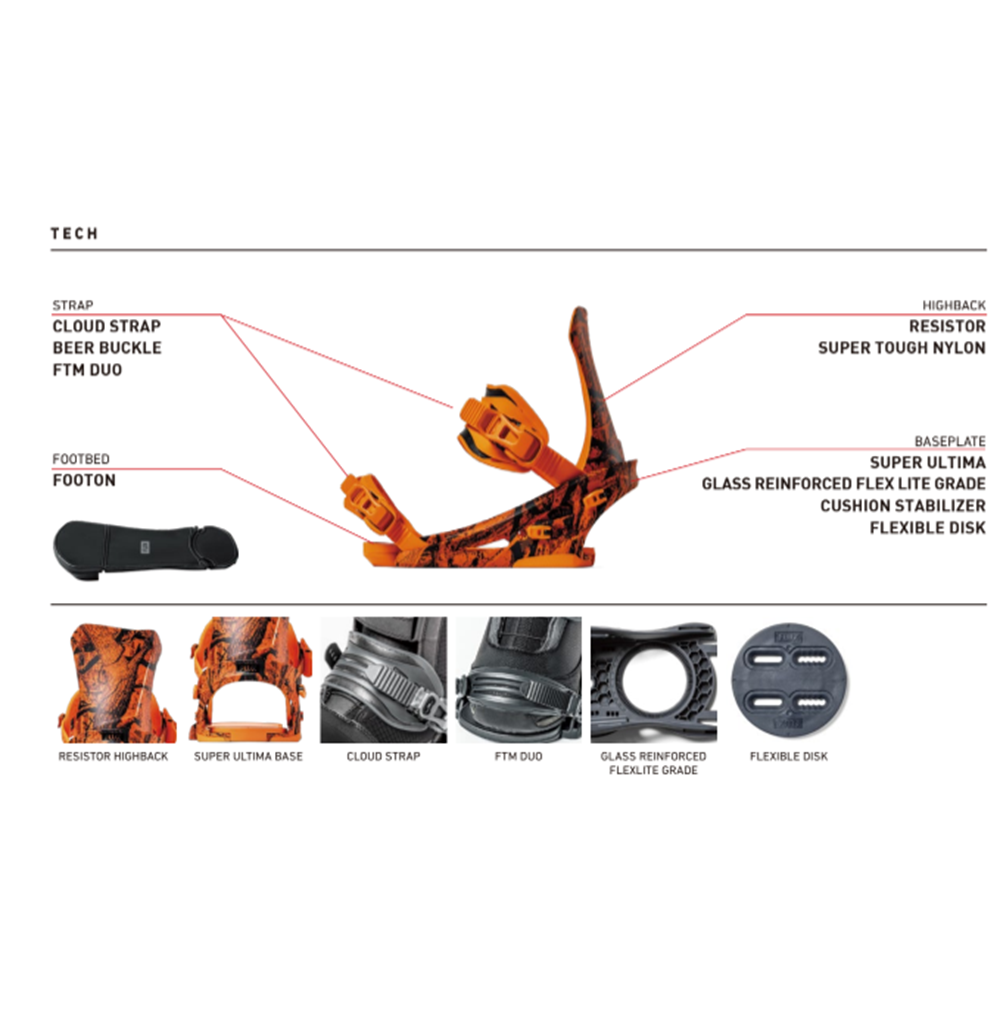 FLUX DS Snowboard Bindings 2026 Tan Large