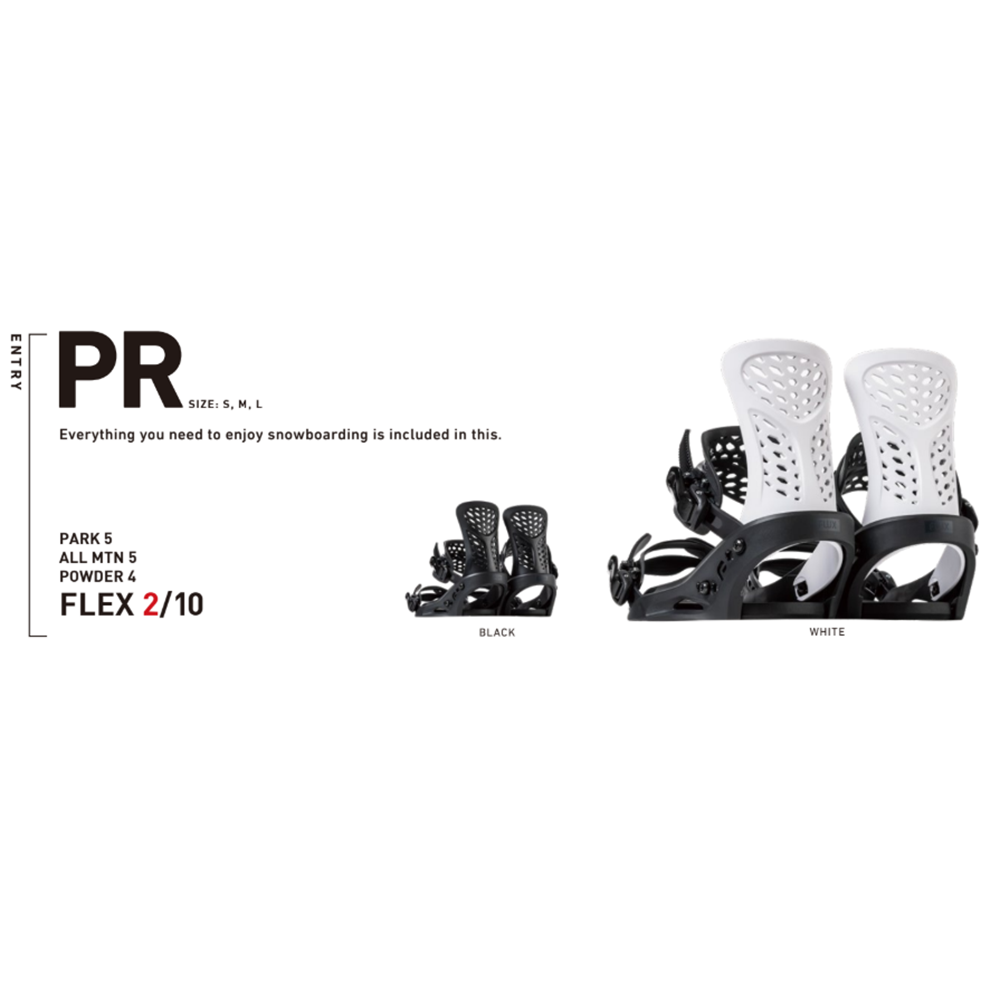 Flux PR Snowboard Bindings 2026 Mint Black Medium