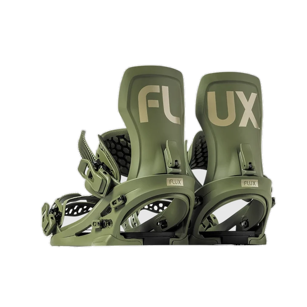 Flux XF Snowboard Bindings 2026 Olive Medium