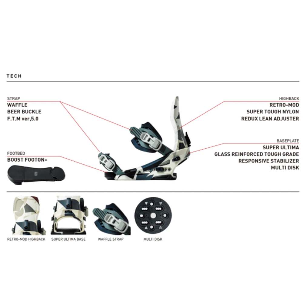 Flux XF Snowboard Bindings 2026 Black Medium