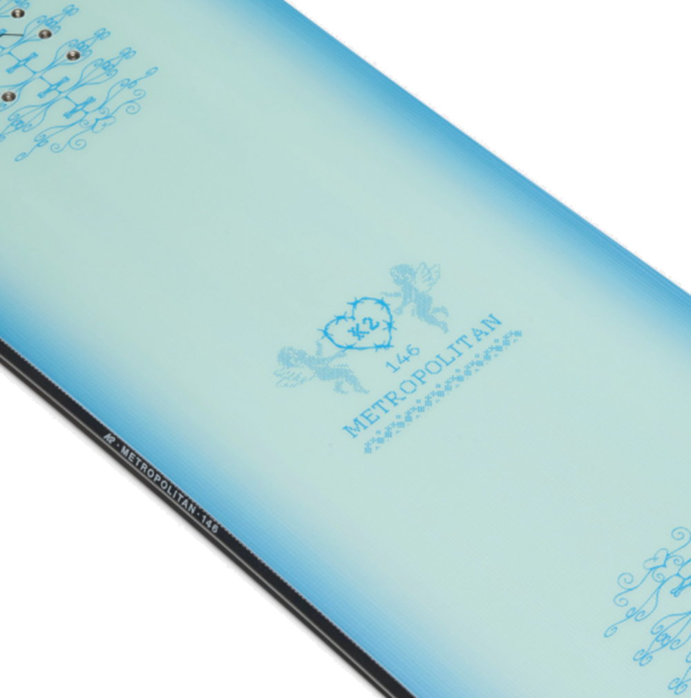 K2 Metropolitan Snowboard Womens 2627 Blue Green 146