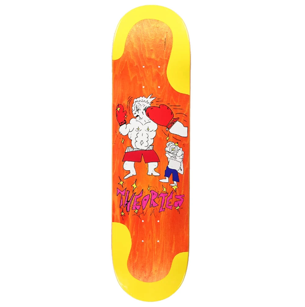 Theories Lights Out Skateboard Deck Yellow 8.25x14.25WB