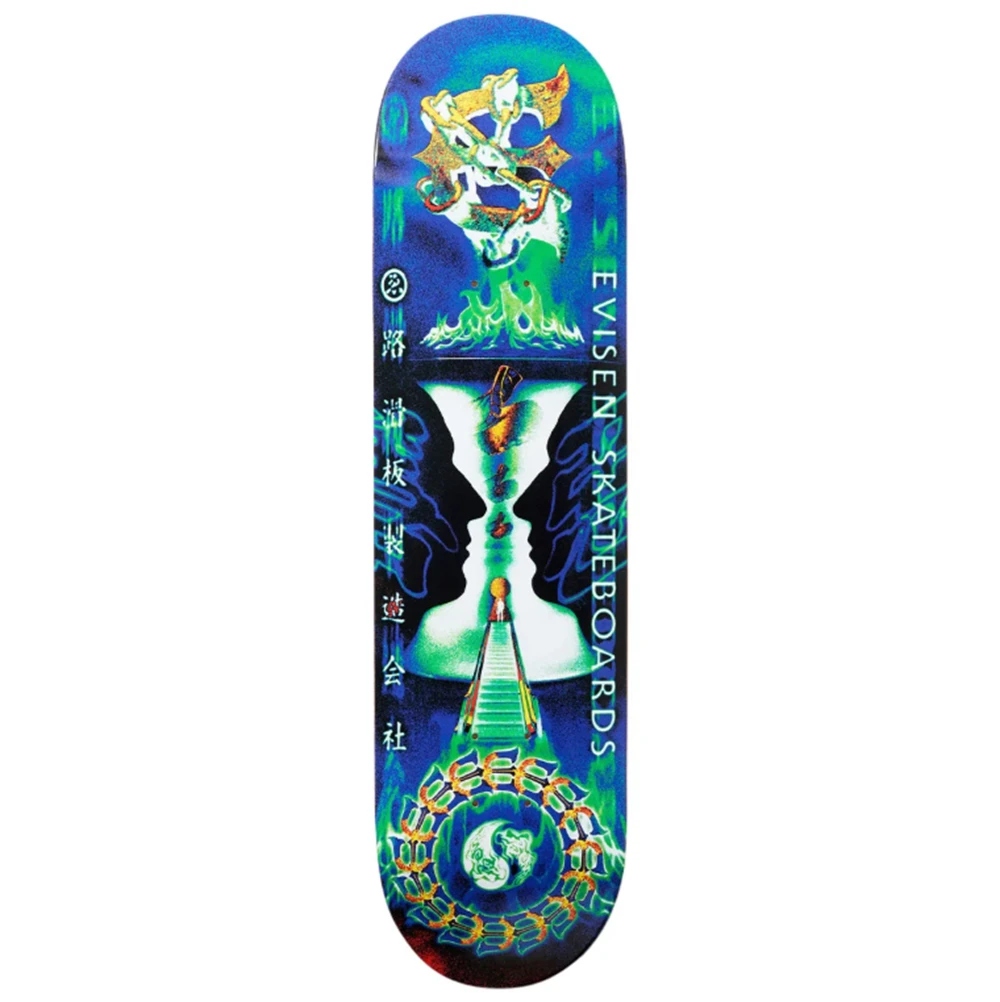 Evisen Zen Aku Vase Skateboard Deck Blue 8.06x14.12WB