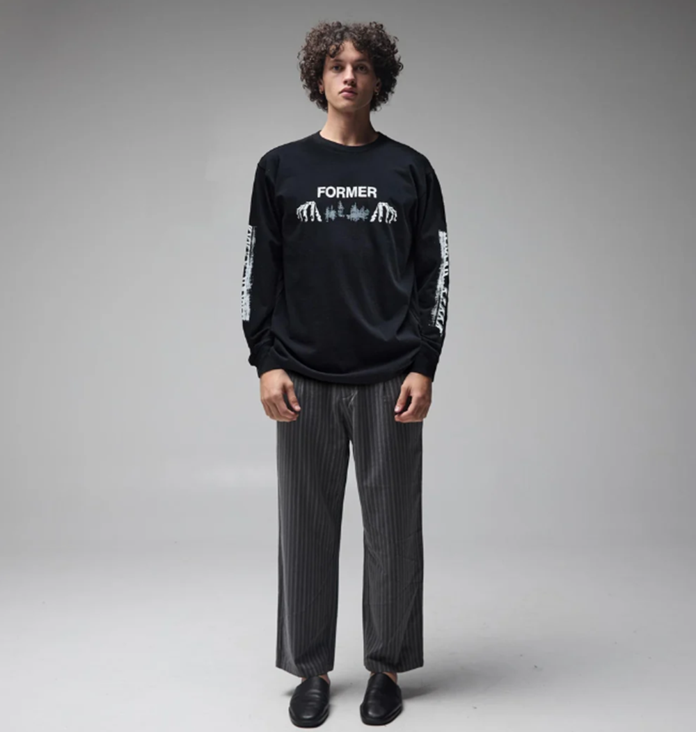 Former Engineered Longsleeve Tshirt Black