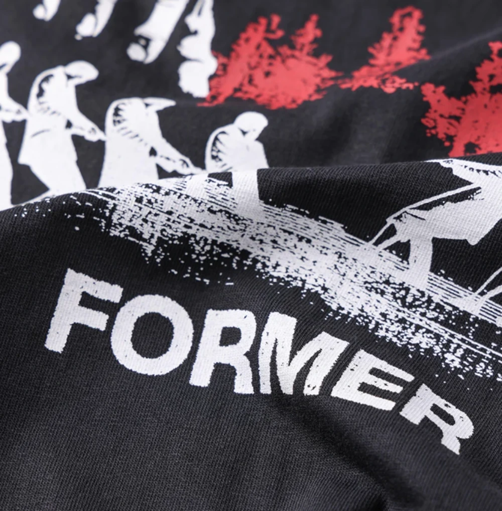 Former Engineered SS Tshirt Washed Black