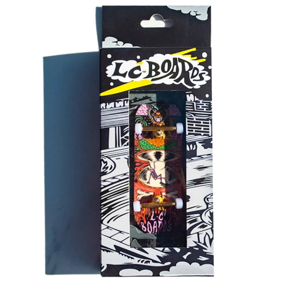 LC Bones Fingerboard Complete Red 34mm