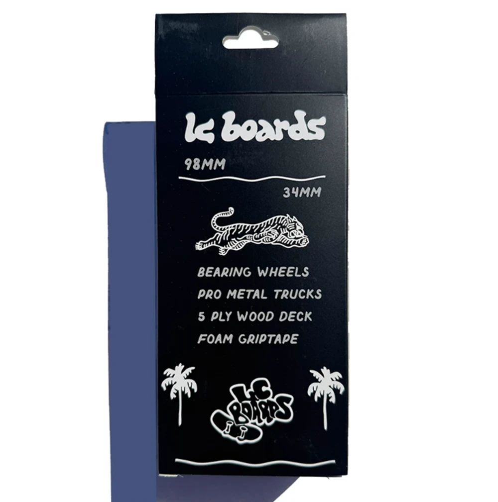 LC Sun Burn Fingerboard Complete Blue Yellow 34mm