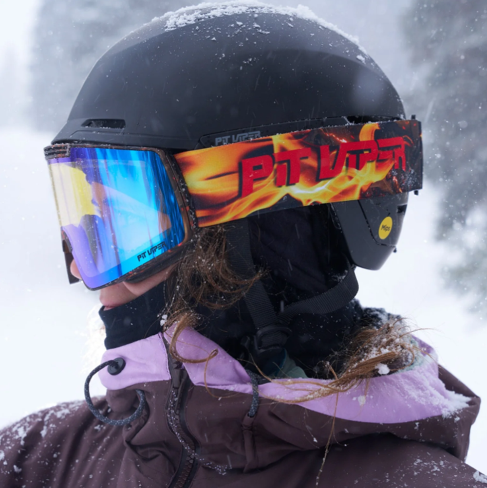 Pit Viper ProForm Snow Goggles Actual Bush Red