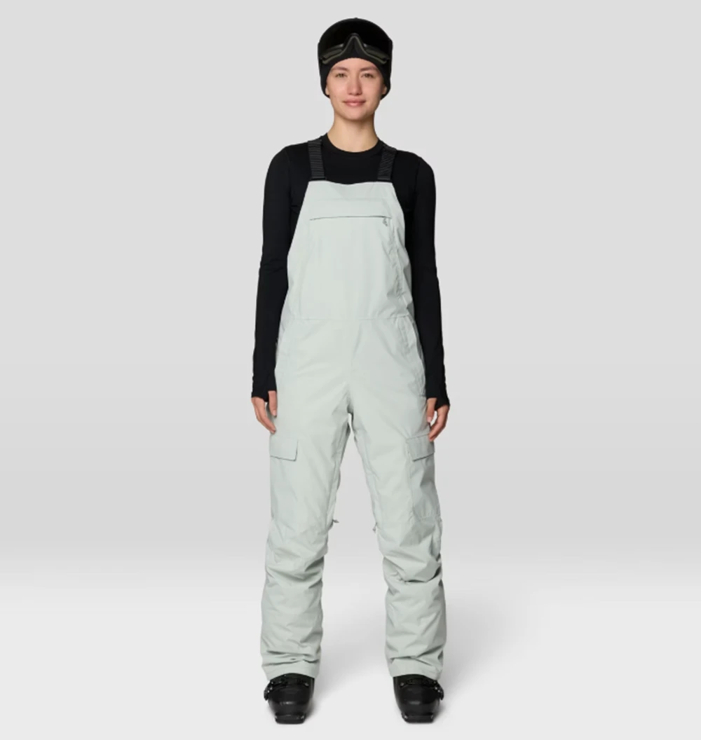 Mountain Hardwear Wmns Fireball Bibs Womens Gamma Grey