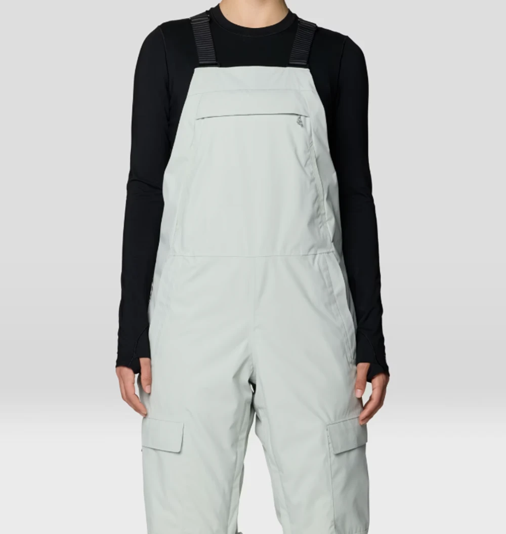 Mountain Hardwear Wmns Fireball Bibs Womens Gamma Grey