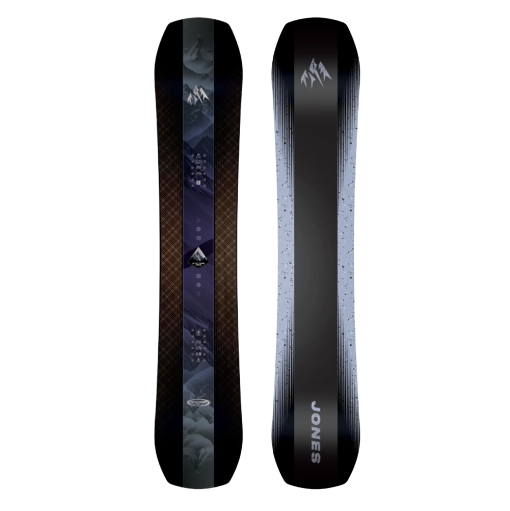 Jones Mountain Twin Pro Snowboard 2627 Black 159 Wide