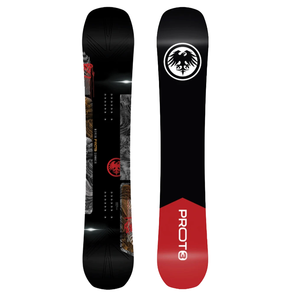 Never Summer Proto Type 3 Snowboard 2627 Black 154