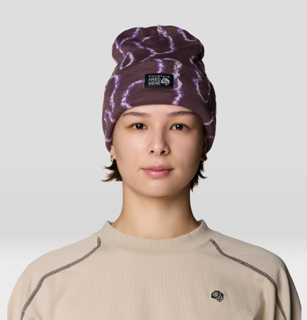 Mountain Hardwear Town Square Jacquard Beanie Purple Sage One Size