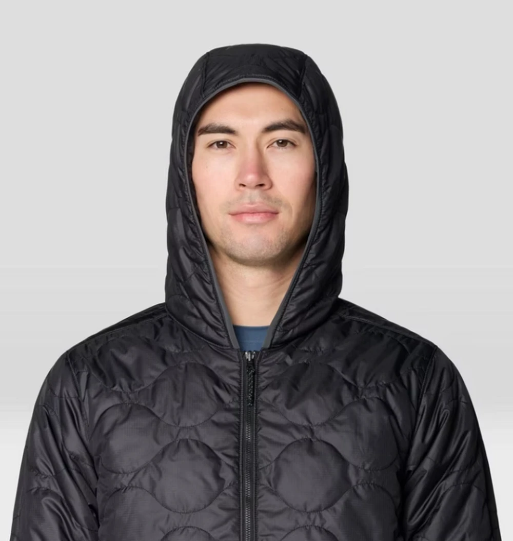 Mountain Hardwear Apres Pro Insulated Hood Jacket Mens Purple Sage Shark