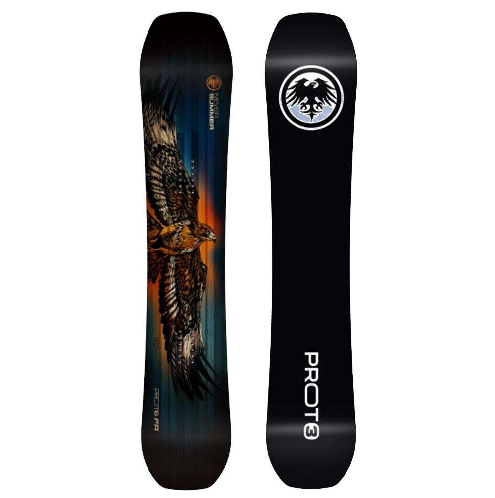 Never Summer Proto T3 FR Snowboard 2627 Dark Blue Orange 161 Wide