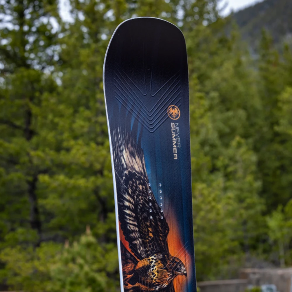 Never Summer Proto T3 FR Snowboard 2627 Dark Blue Orange 161 Wide