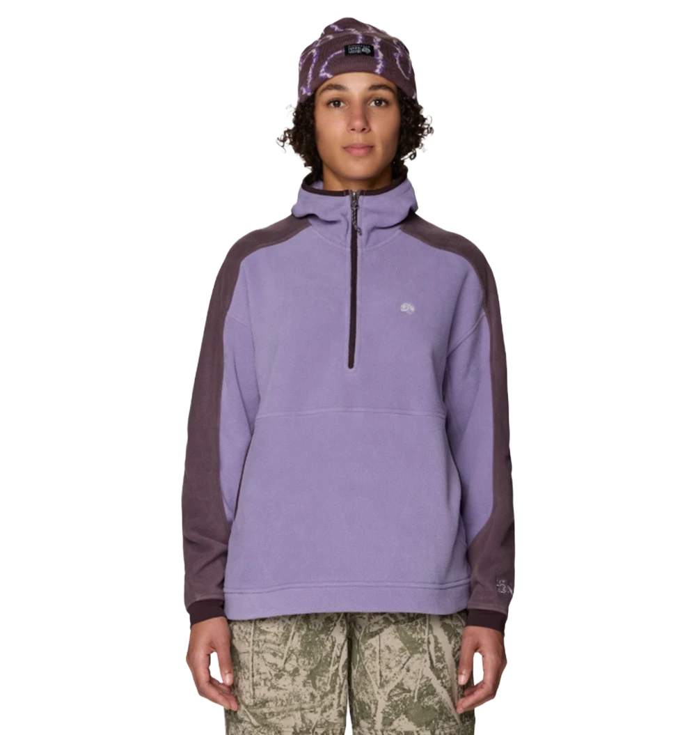 Mountain Hardwear Apres Pro Fleece Hood Womens Violet Purple Sage