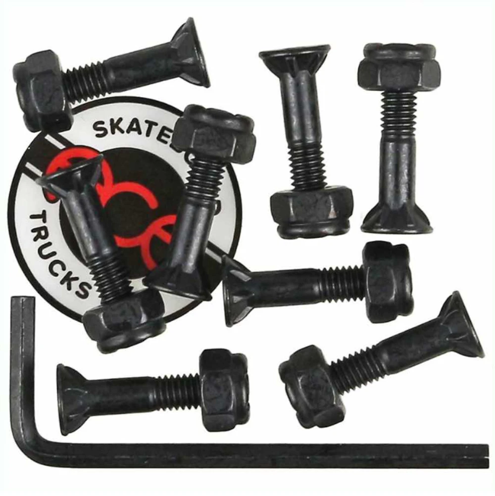 Ace Skateboard Hardware Black 1" Phillips