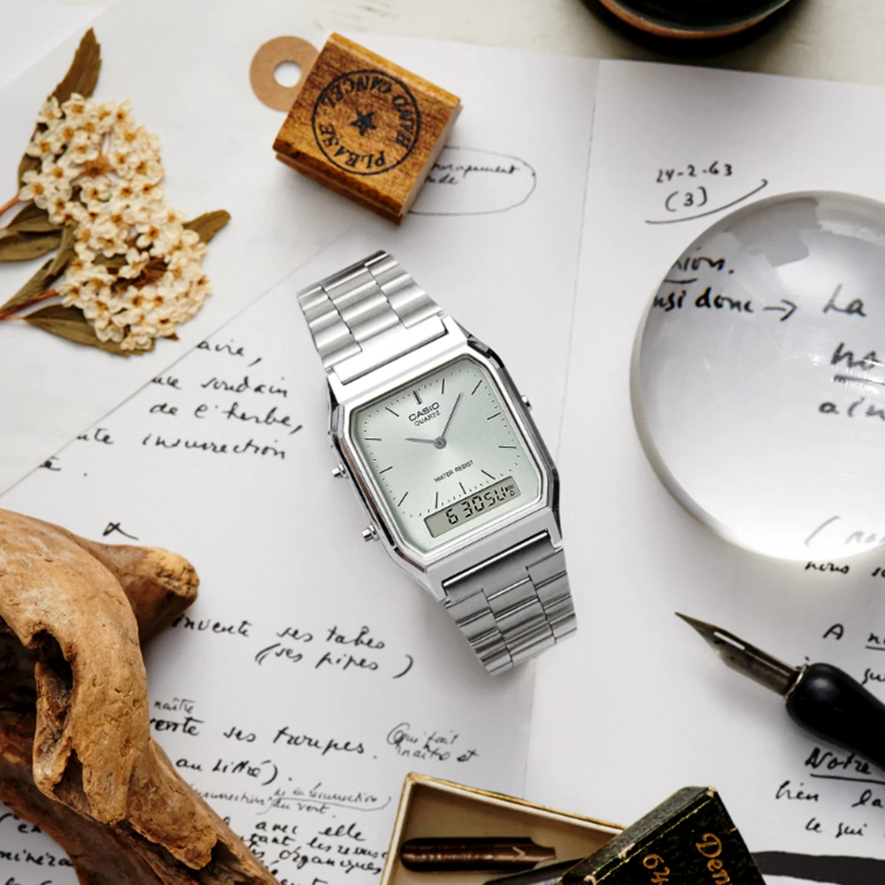 Casio AQ230A-7AVT Watch Silver