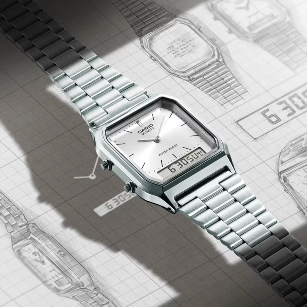 Casio AQ230A-7AVT Watch Silver
