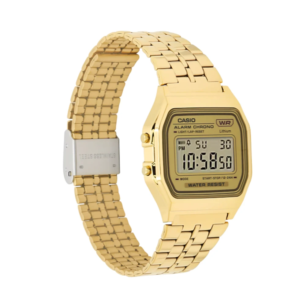 Casio A158WETG-9AVT Watch Gold