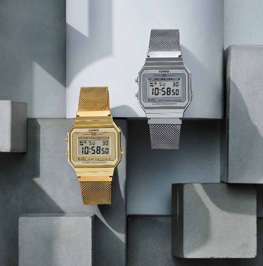 Casio A700WM-7AVT Watch Silver