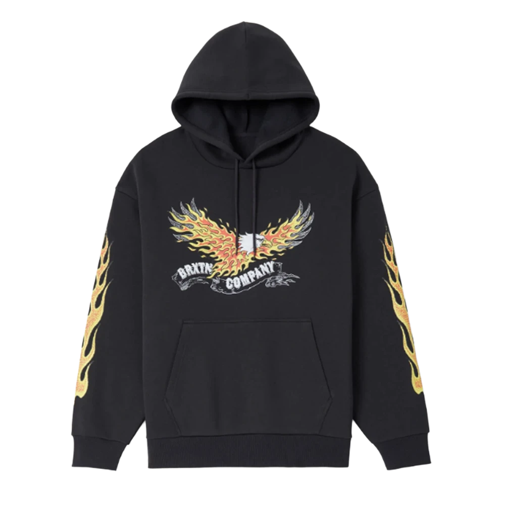 Brixton Blazing Hoodie Black