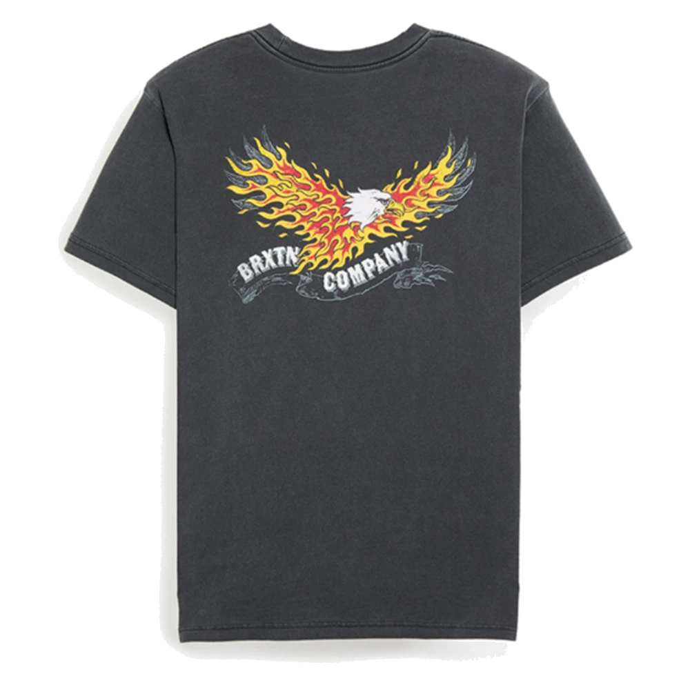 Brixton Blazing Standard SS Tshirt Black Washed