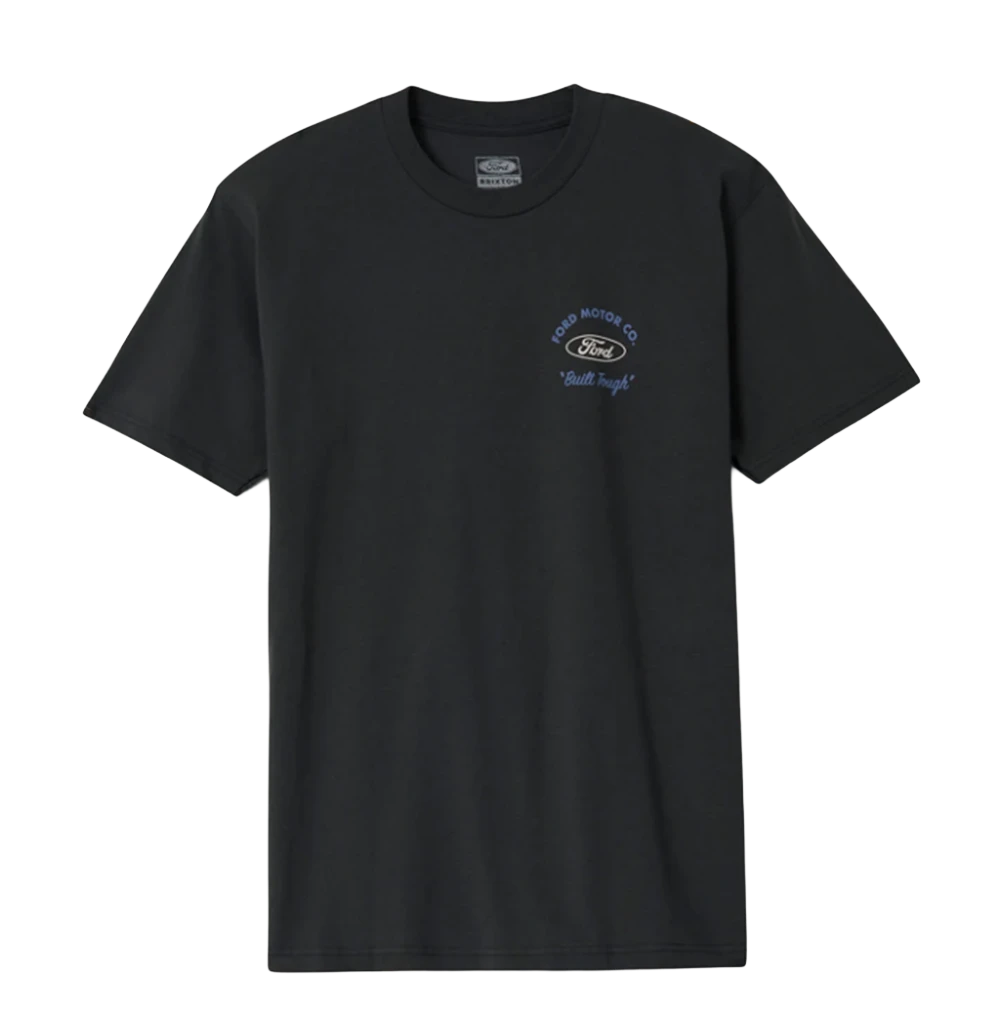 Brixton Ford Built Tough 4x4 SS Tshirt Burnt Rubber