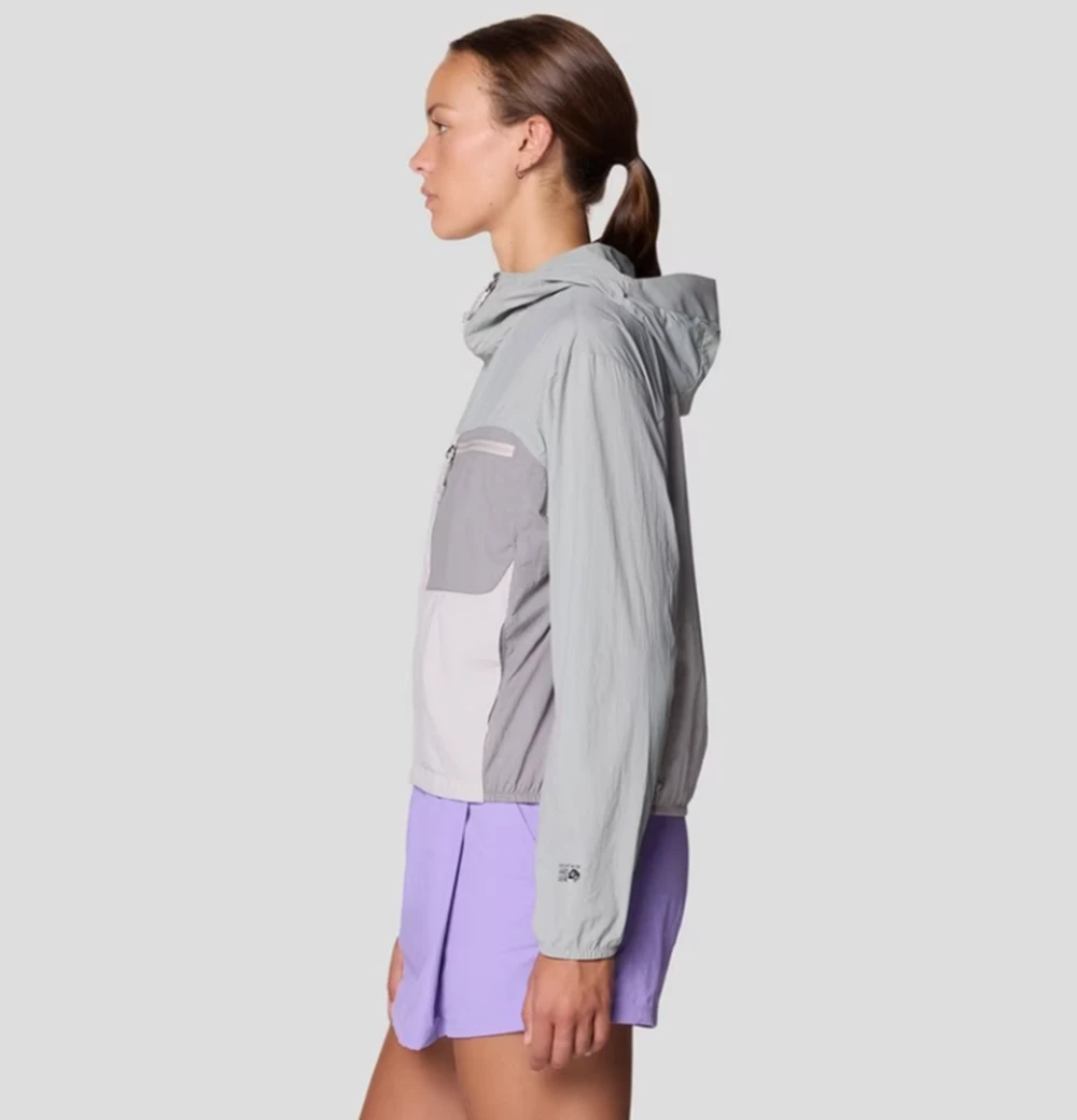Mountain Hardwear Wind Veil Hooded Jacket Womens Grey