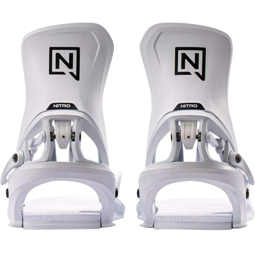 Nitro StepOn Snowboard Bindings 2027 White Large