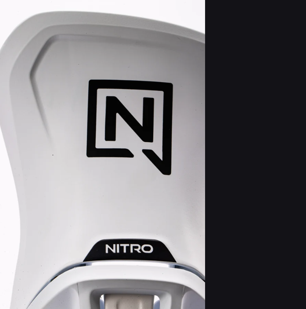 Nitro StepOn Snowboard Bindings 2027 White Large