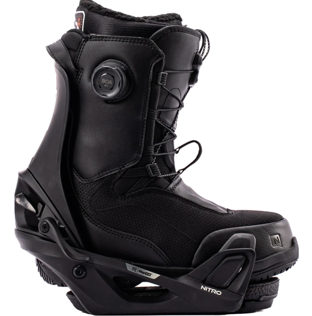 Nitro StepOn Bindings Womens 2027 Black Small