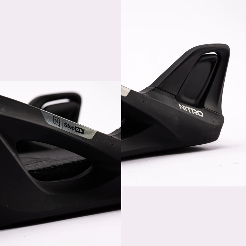 Nitro StepOn Bindings Womens 2027 Black Medium