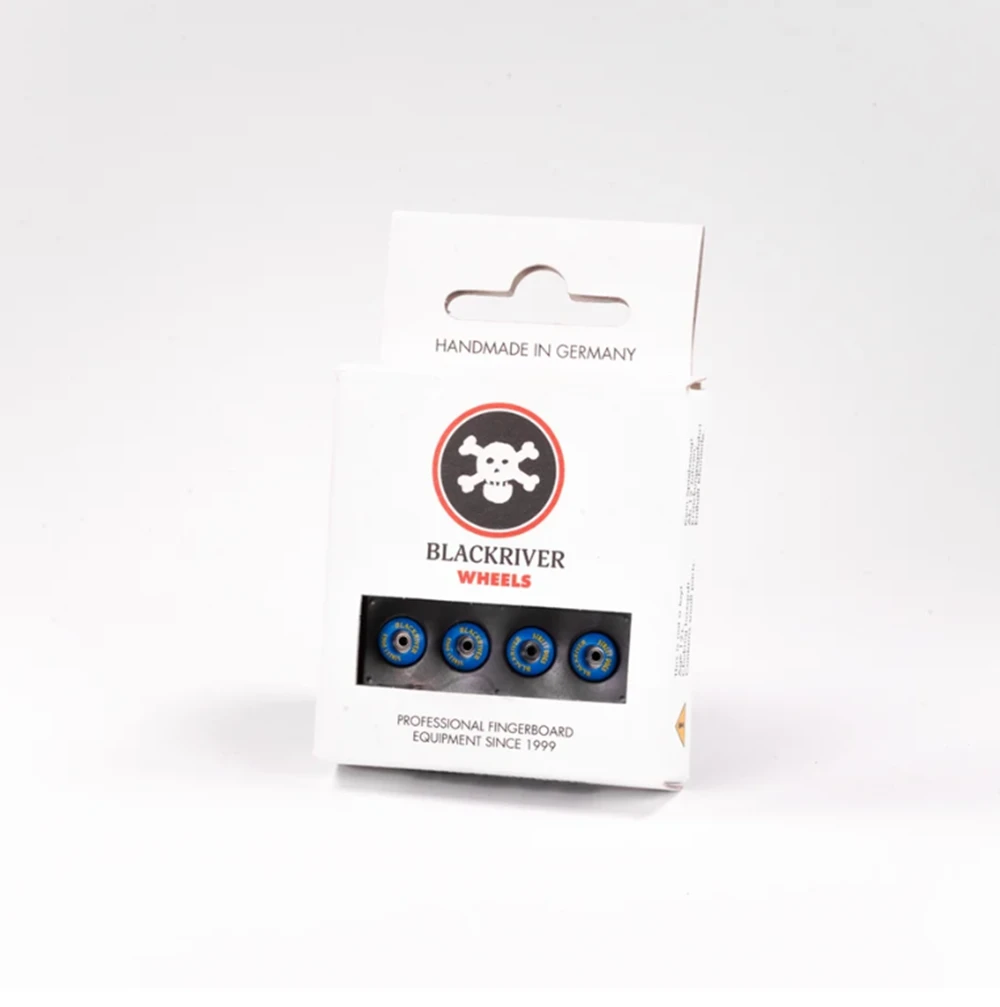 Blackriver Street Dogs Fingerboard Wheels Set Light Blue 7.75mm