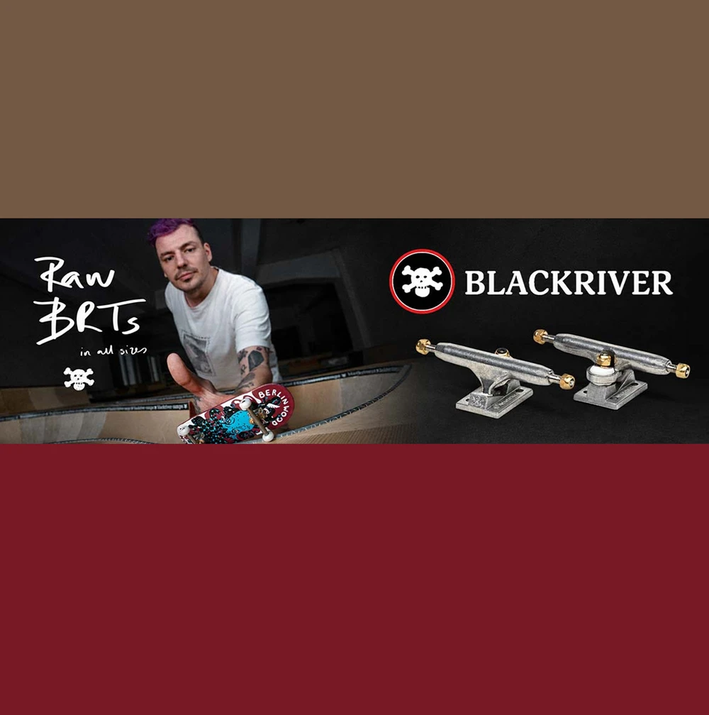 Blackriver Pro Fingerboard Trucks BRTs 3.0 Raw Edition 32mm