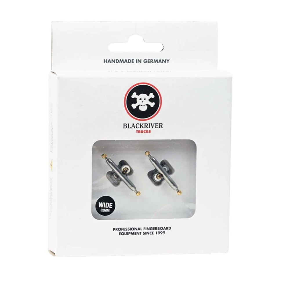 Blackriver Pro Fingerboard Trucks BRTs 3.0 Silver Gold 32mm