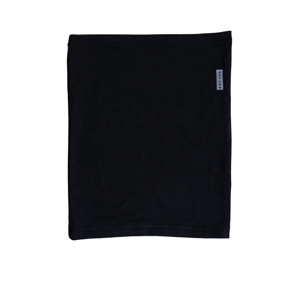 Autumn Lined Neck Gaiter Black