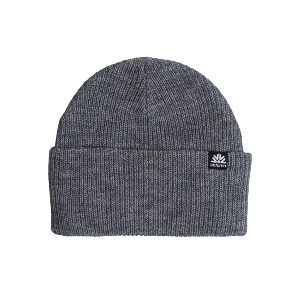Autumn Simple Solid Beanie Cement